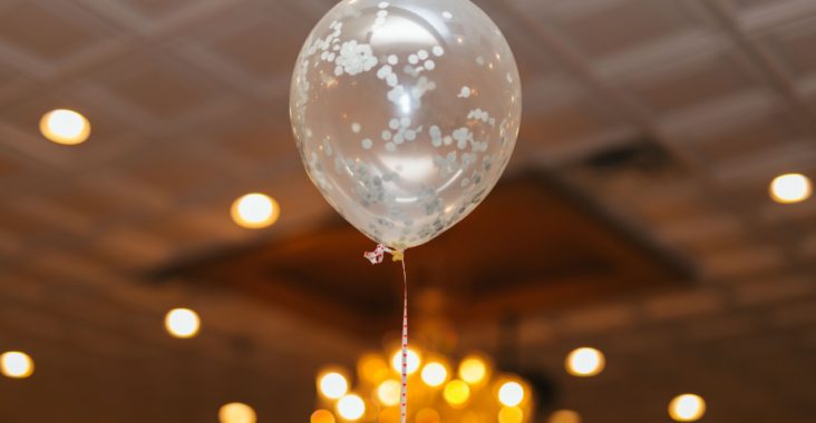 Balonowe dekoracje ślubne